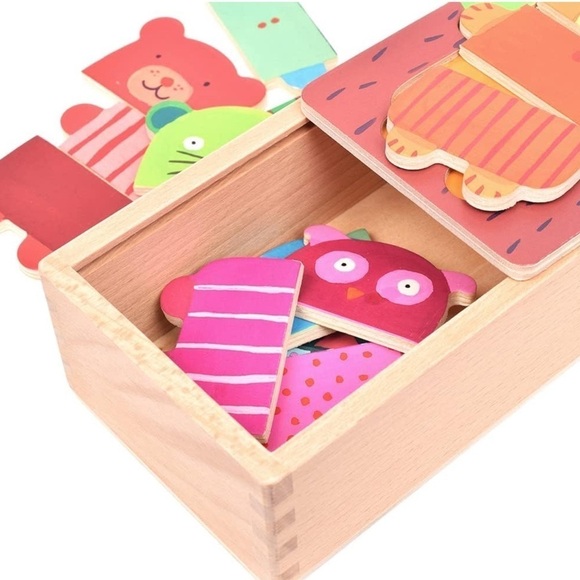 Djeco - Wooden Mix 'n Match Animal Puzzles - Picture 7 of 13